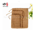 China Factory Wholesale Small Screen Printed Gift Used Coffee Burlap Bag